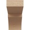 Ekena Millwork 2in. W x 4in. H x 12in. L Monterey Woodgrain TimberThane Rafter Tail, Primed Tan RFTUR02X04X12MONRCPR - alternate 2